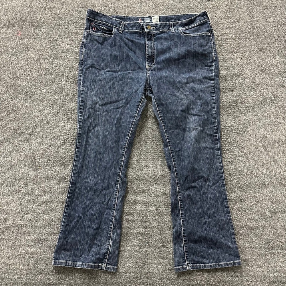 LAPCO FR Jeans Womens Size 20 Dark Wash Flame Resistant Bootcut Safety Pants